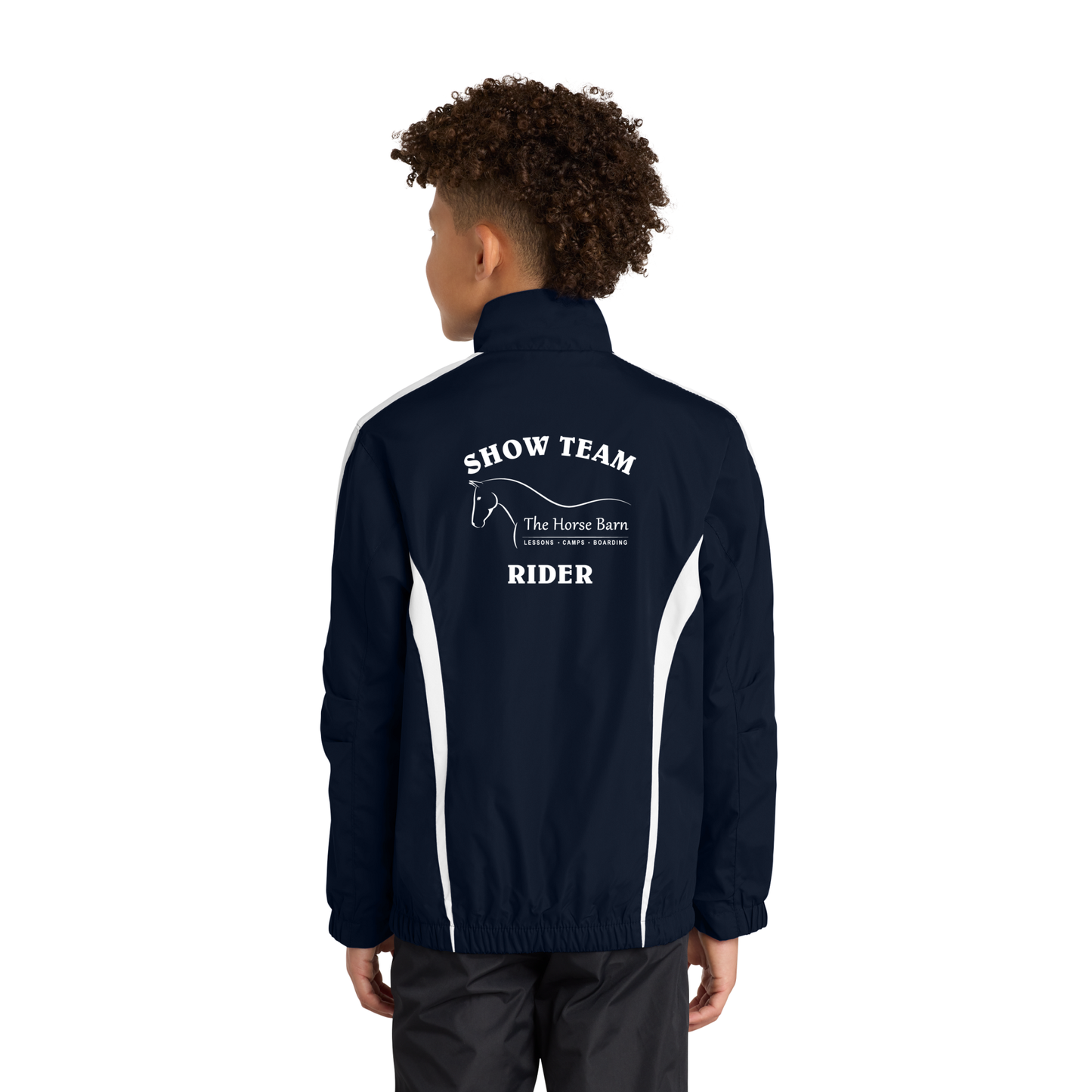 Sport-Tek® Youth Colorblock Raglan Jacket (Show Rider)