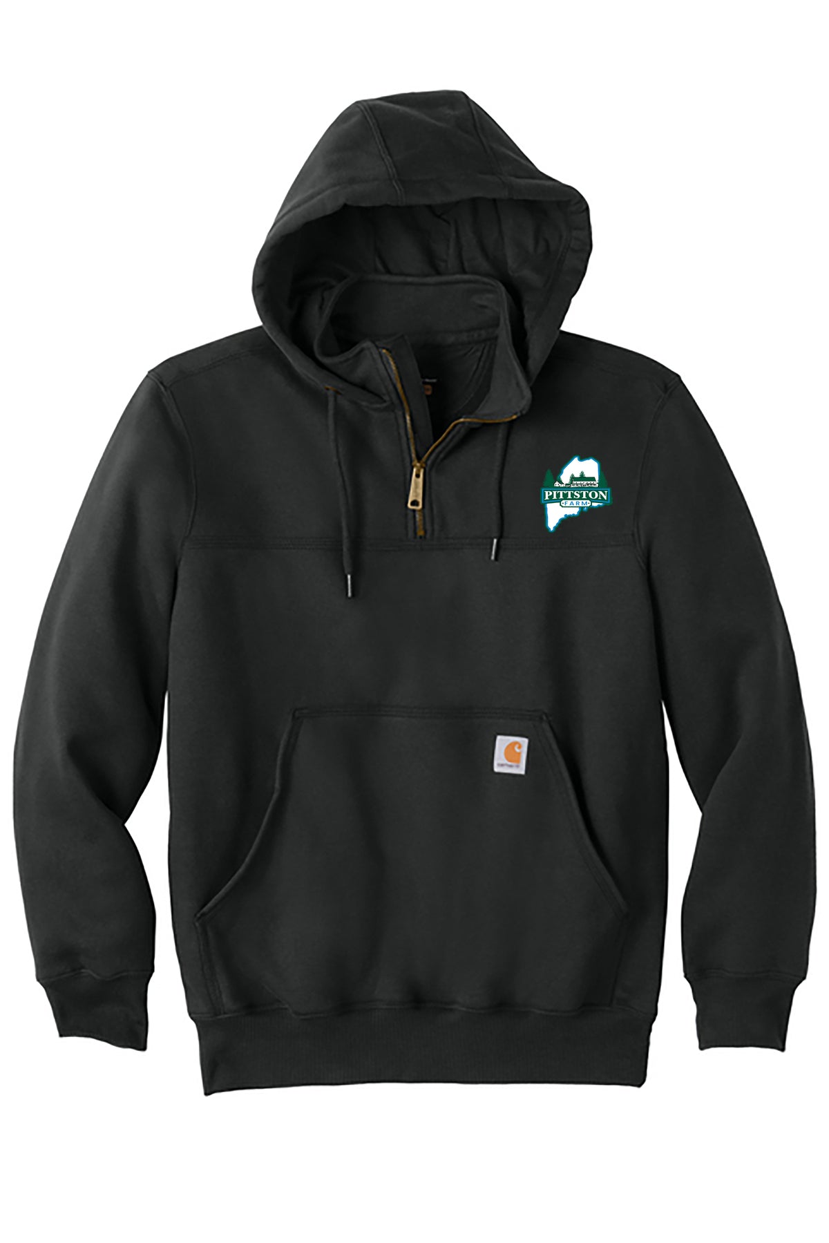 Pittston Farm Carhartt Rain Defender 1/4 Zip Mock Hoodie