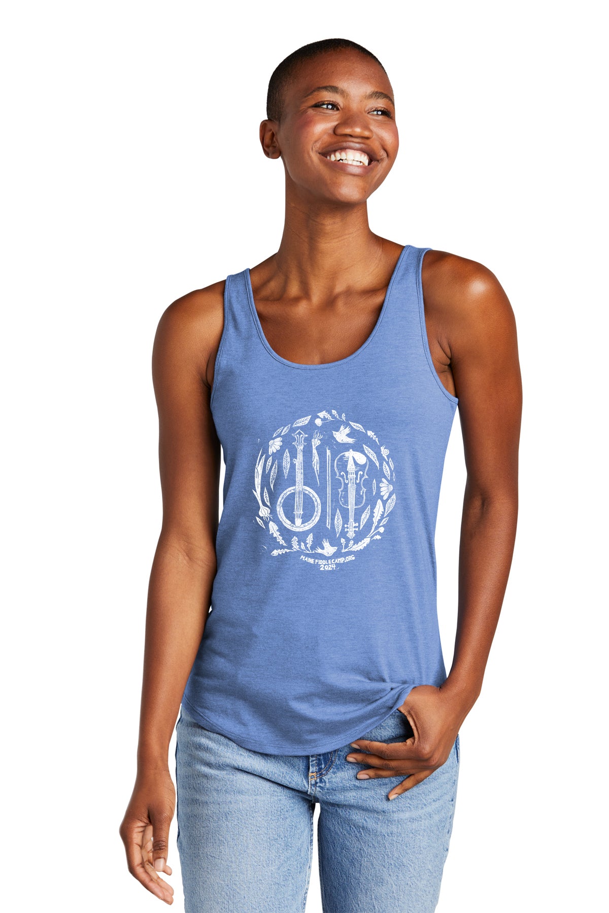 Maine Fiddle Camp 2024 Women’s Perfect Tri Relaxed Tank