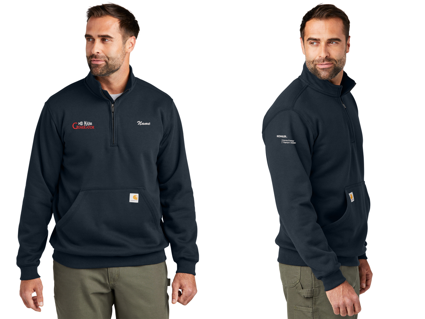 Carhartt® Midweight 1/4-Zip Mock Neck Sweatshirt