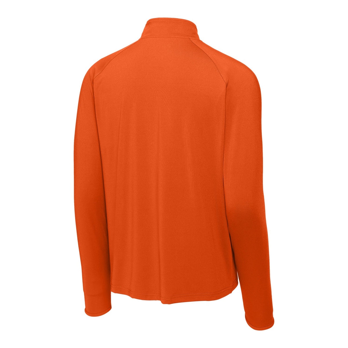 Sport-Tek Sport-Wick Stretch 1/4-Zip Pullover - Deep Orange (back)
