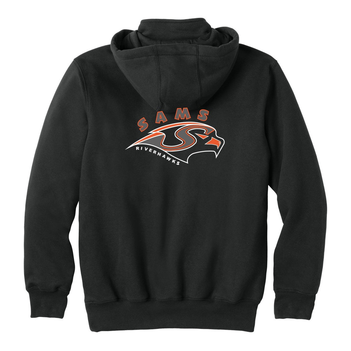Rain Defender Paxton 1/4-Zip Hoodie - Black (back)