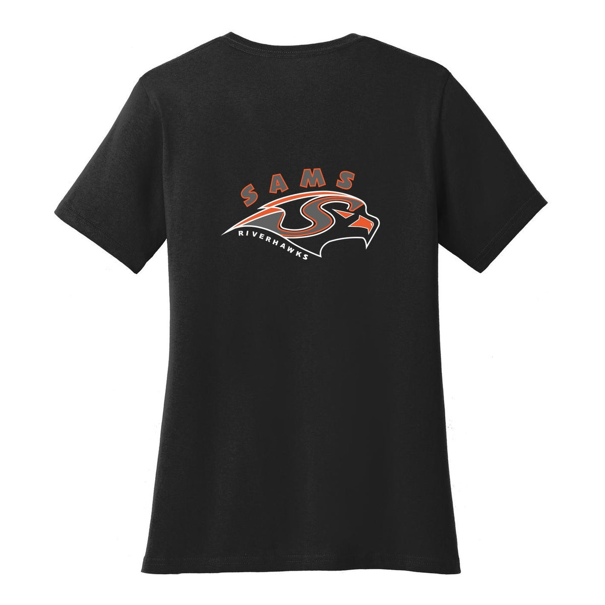 Women's Standard T - Jet Black (back)
