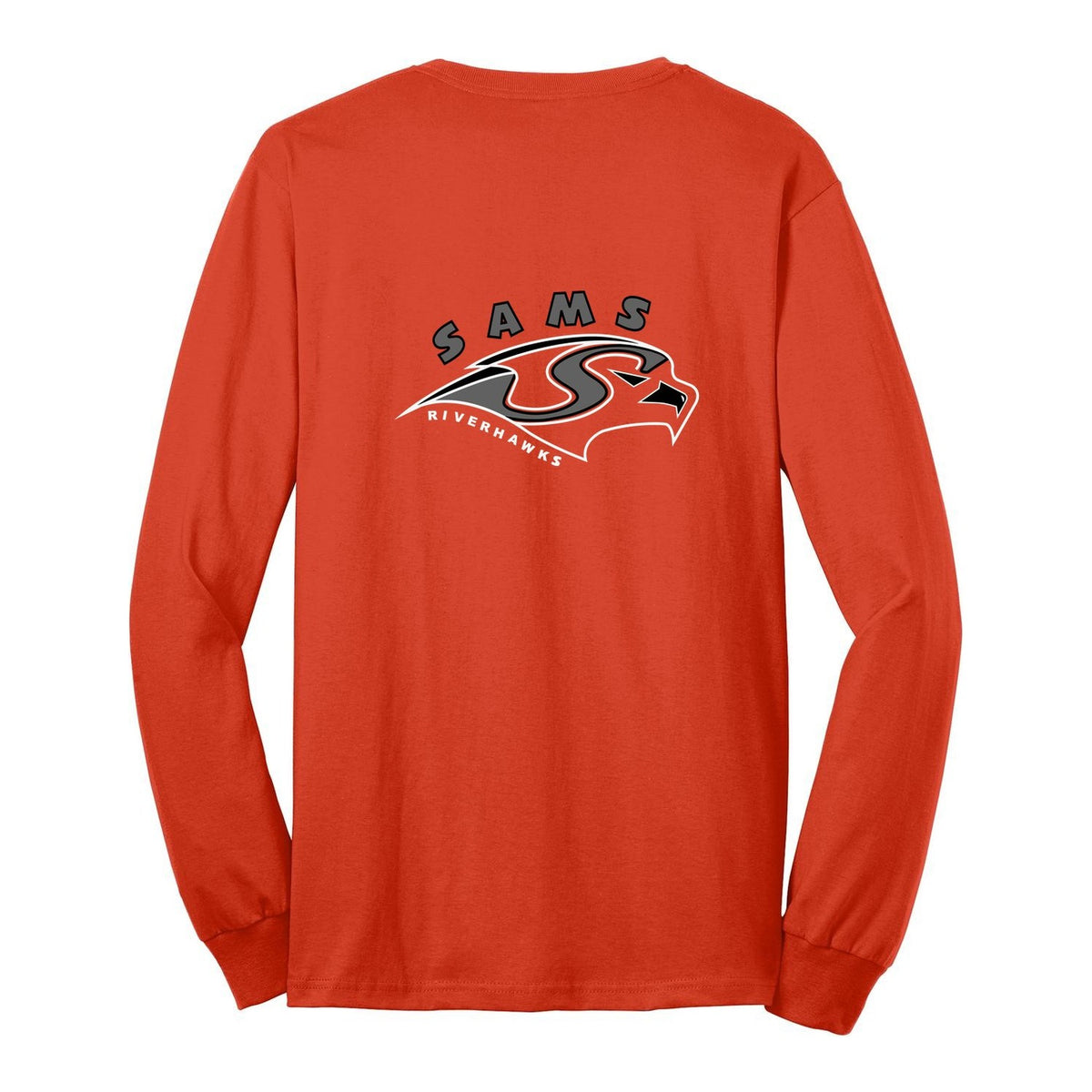 Standard Long Sleeve - Orange (back)