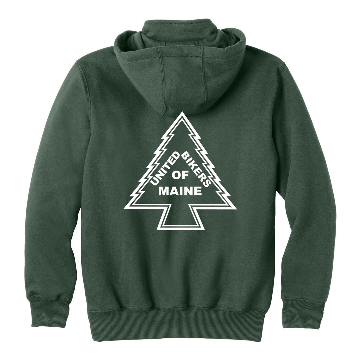 Rain Defender Paxton 1/4-Zip Hoodie - Forestry Green (back)