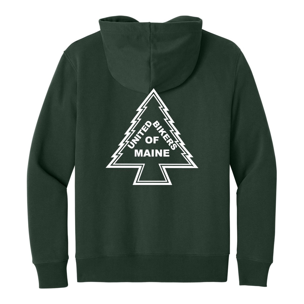 V.I.T. Super Heavyweight Fleece Hoodie - Forest Green (back)