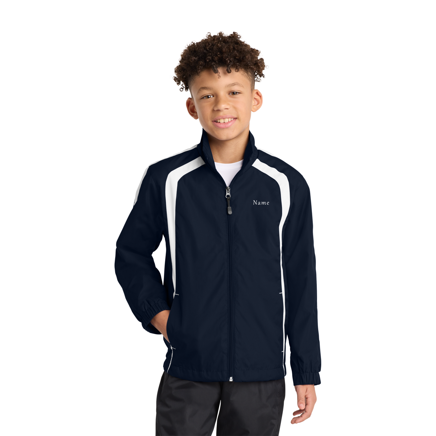 Sport-Tek® Youth Colorblock Raglan Jacket (Show Rider)