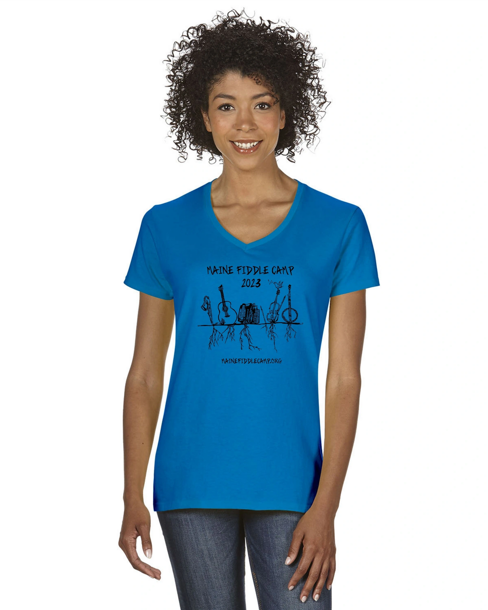 Gildan Ladies' Heavy Cotton™ V-Neck T-Shirt