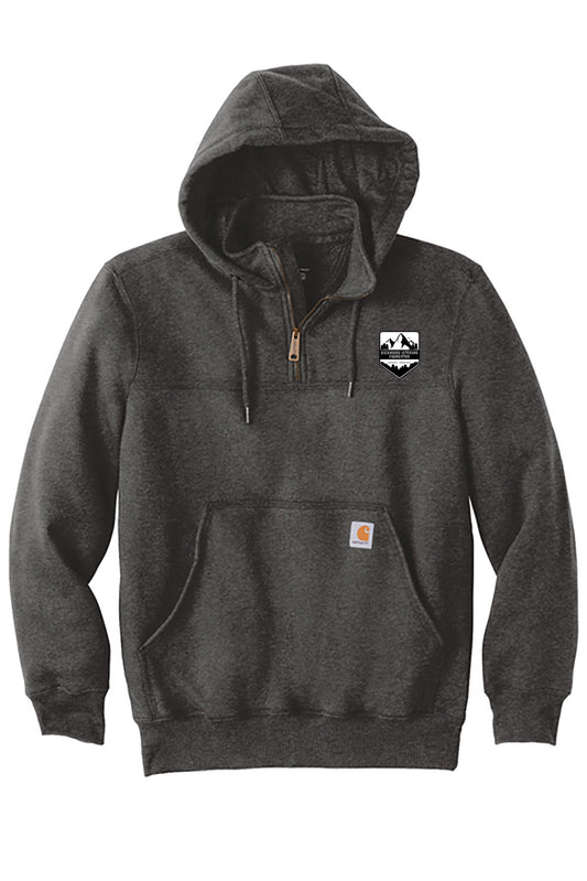 Carhartt Rain Defender Heavyweight Hooded Zip Mock Sweatshirt