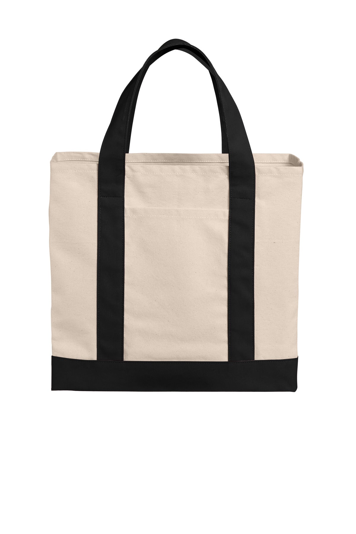 Two-Tone Canvas Tote