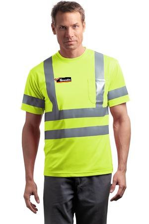 CornerStone®- ANSI 107 Class 3 Short Sleeve Snag-Resistant Reflective T-Shirt