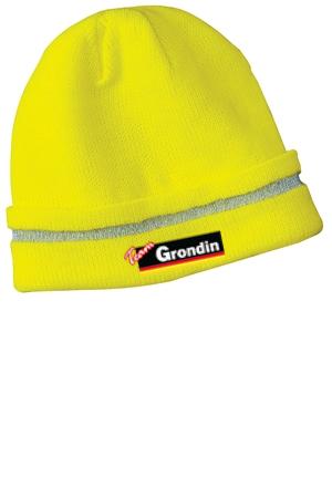 CornerStone® Enhanced Visibility Beanie with Reflective Stripe