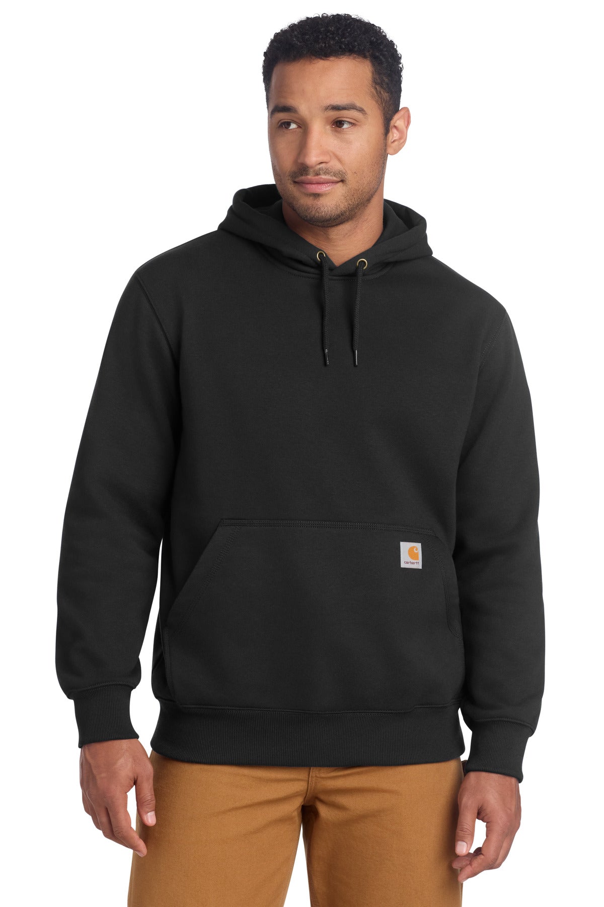 Carhartt® Rain Defender® Paxton Heavyweight Hooded Sweatshirt - Black