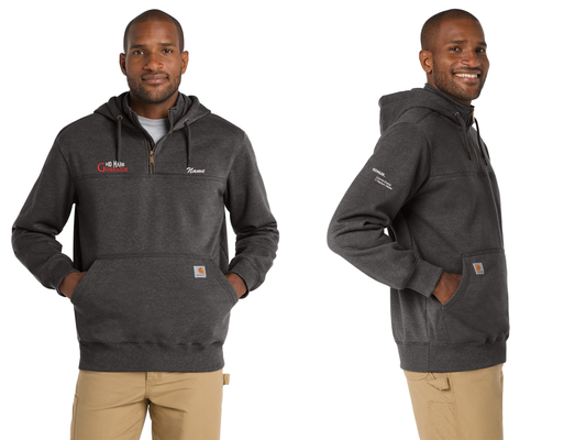 Carhartt® Rain Defender® Paxton Heavyweight Hooded Zip Mock Sweatshirt