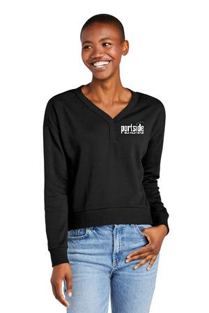 District® Women's Perfect Tri® Fleece V-Neck Sweatshirt