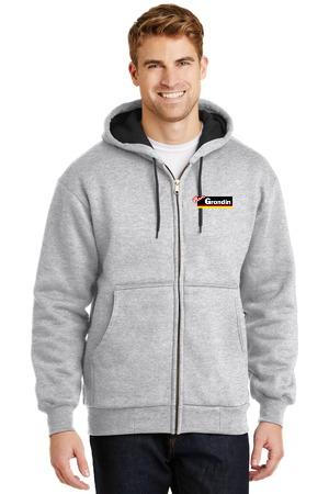 CornerStone® Heavyweight Full-Zip Hooded Sweatshirt with Thermal Lining
