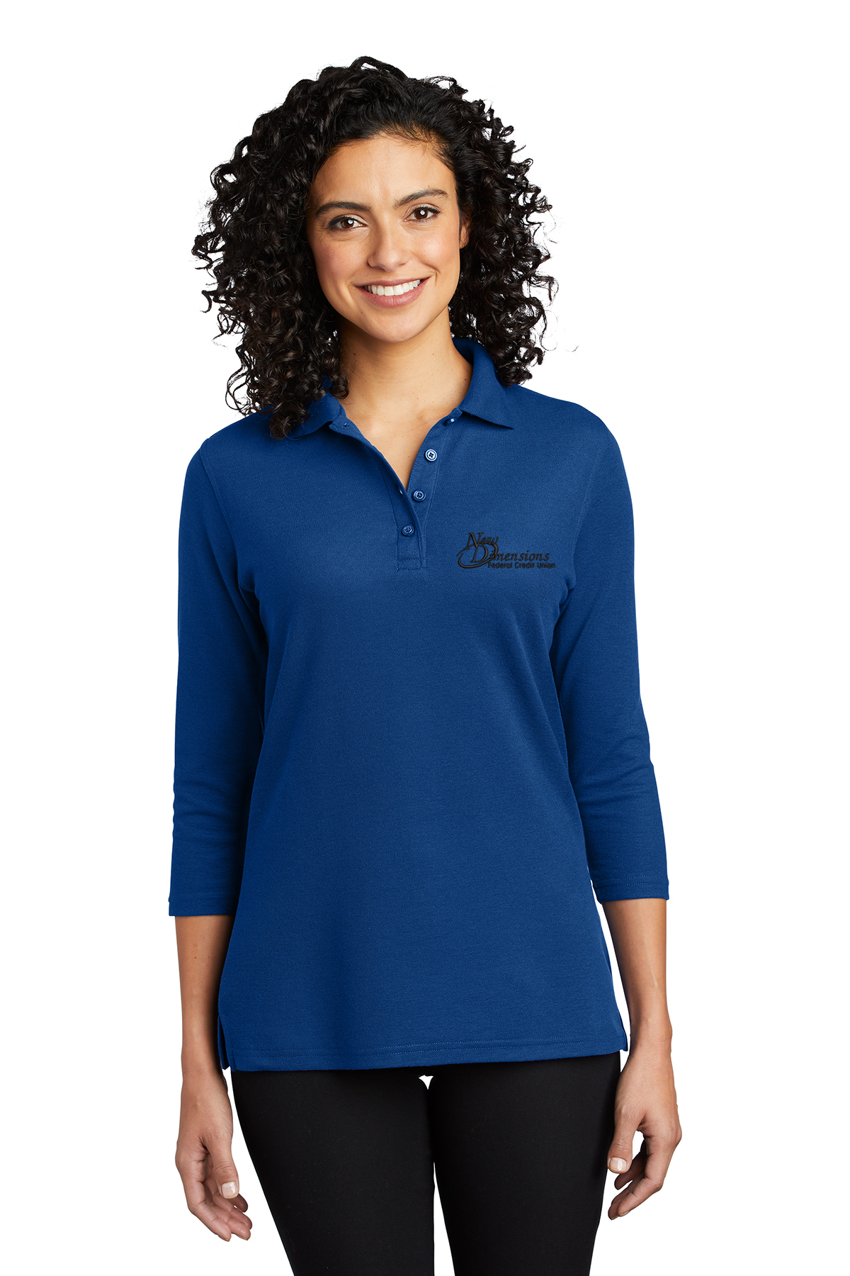 Port Authority® Women's Silk Touch™ 3/4-Sleeve Polo