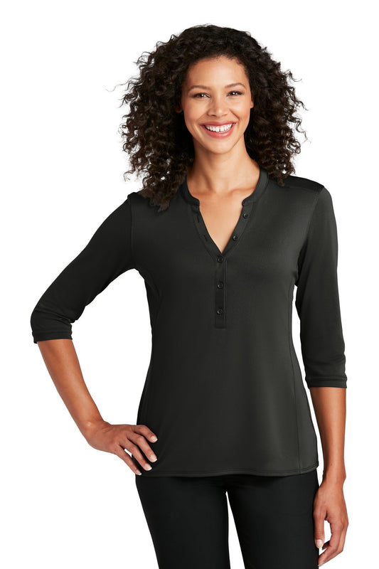 Women's Pique Henley