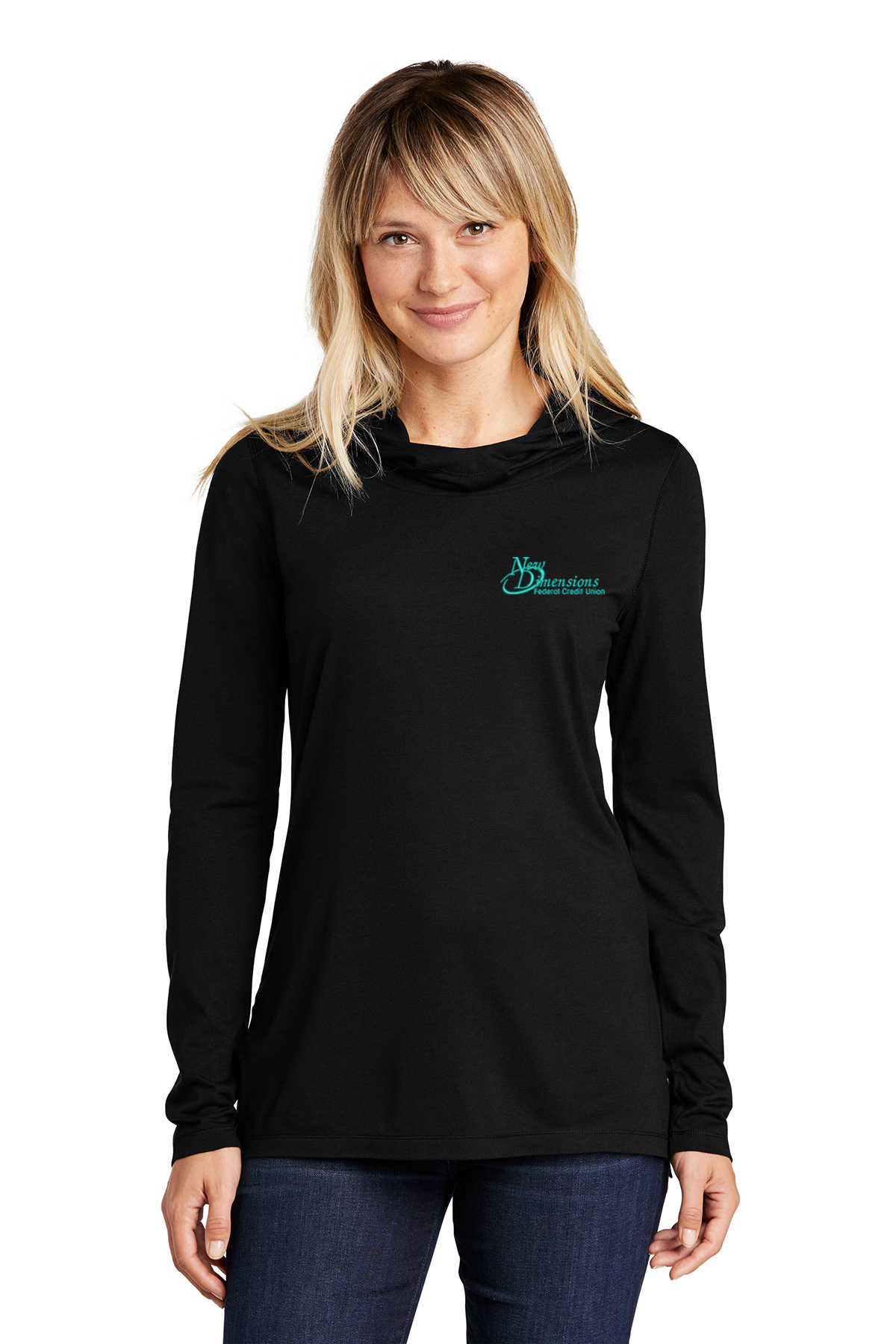 Sport-Tek® Women's PosiCharge ® Tri-Blend Wicking Long Sleeve Hoodie