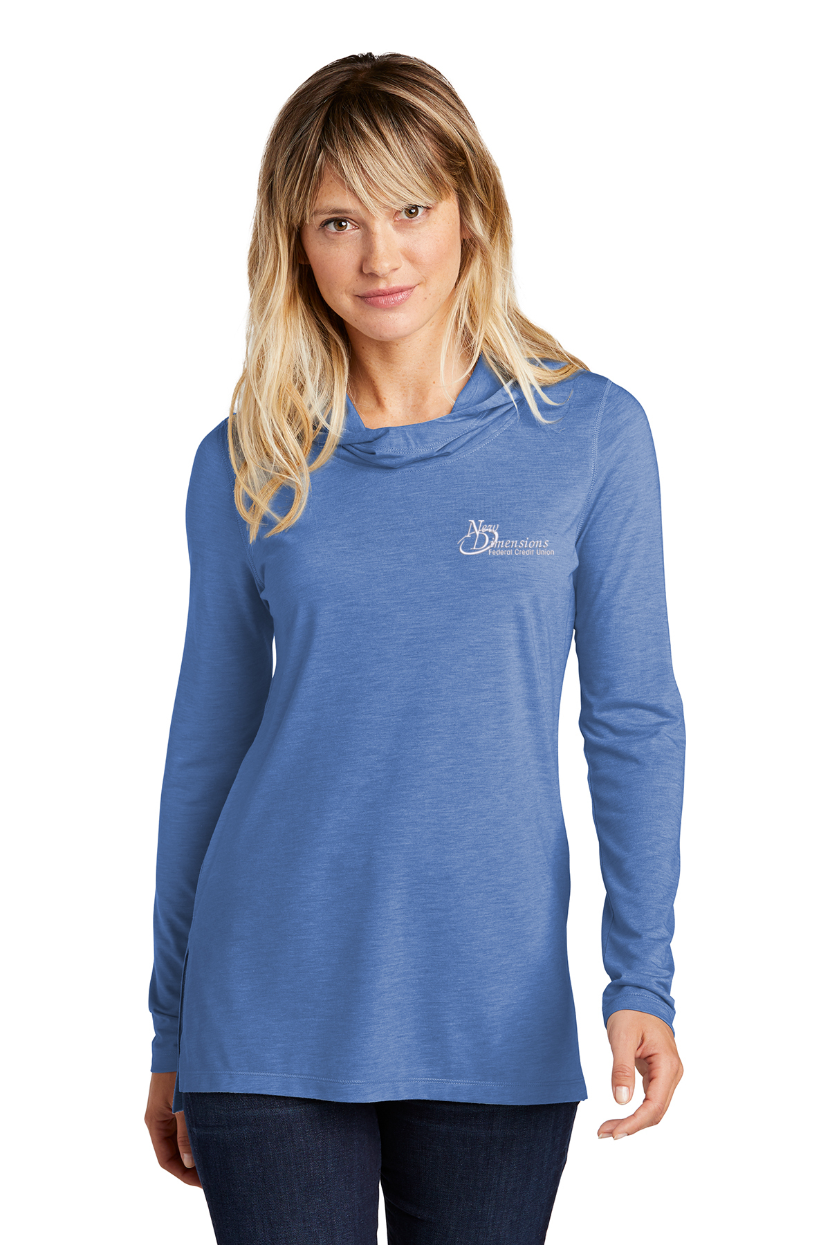 Sport-Tek® Women's PosiCharge ® Tri-Blend Wicking Long Sleeve Hoodie