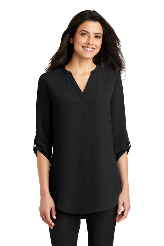 3/4-Sleeve Tunic Blouse