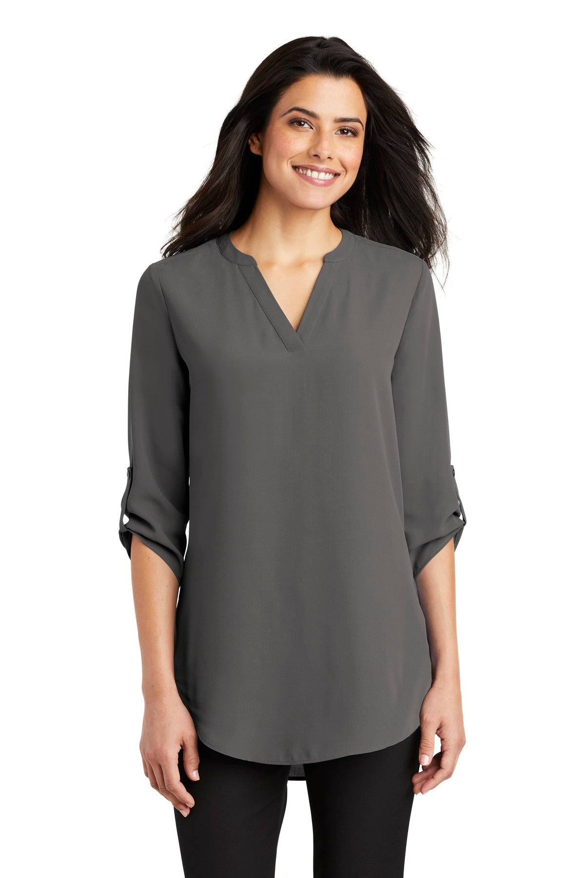 3/4-Sleeve Tunic Blouse