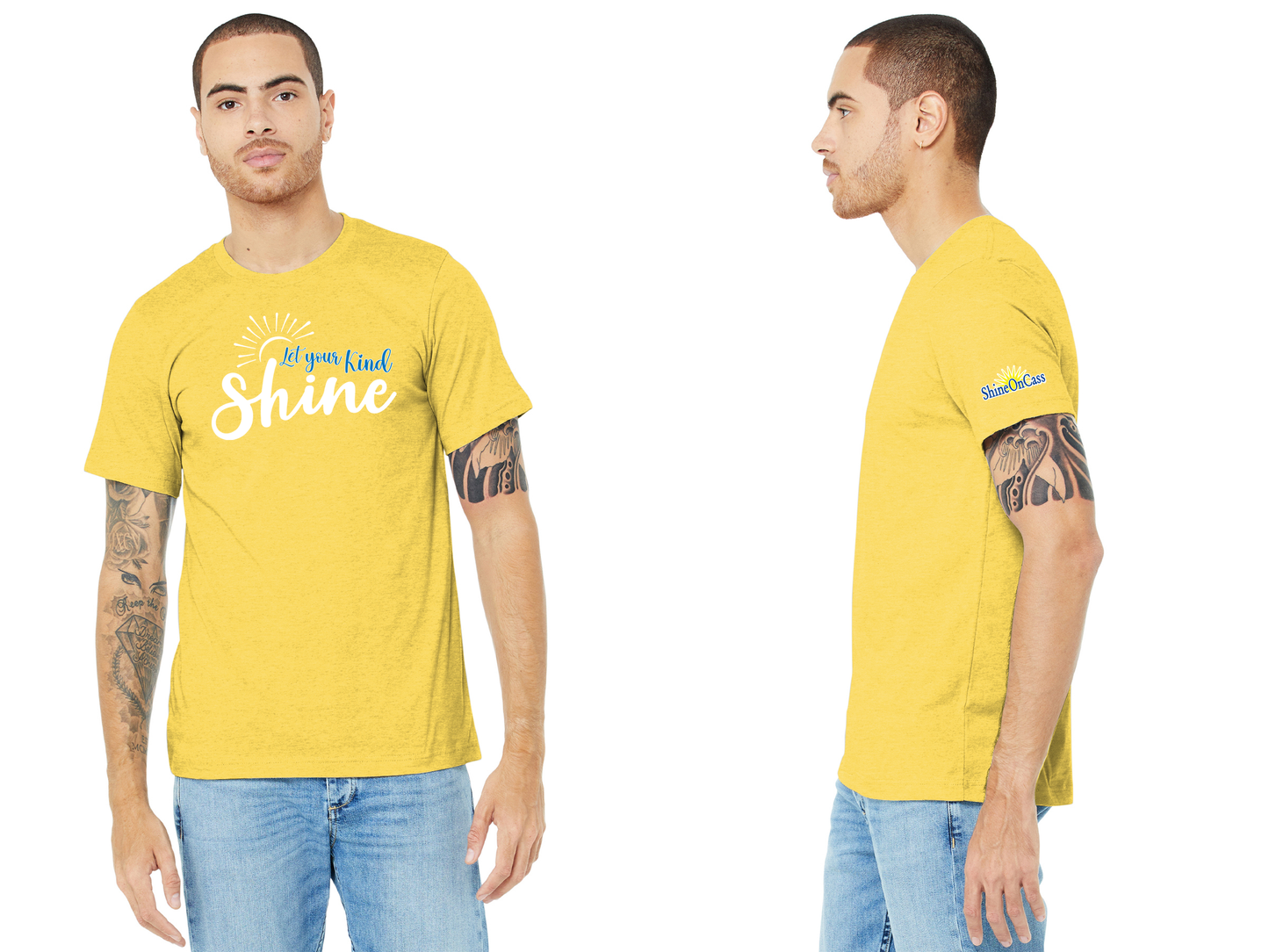 Let Your Kind Shine Unisex Short Sleeve Tees