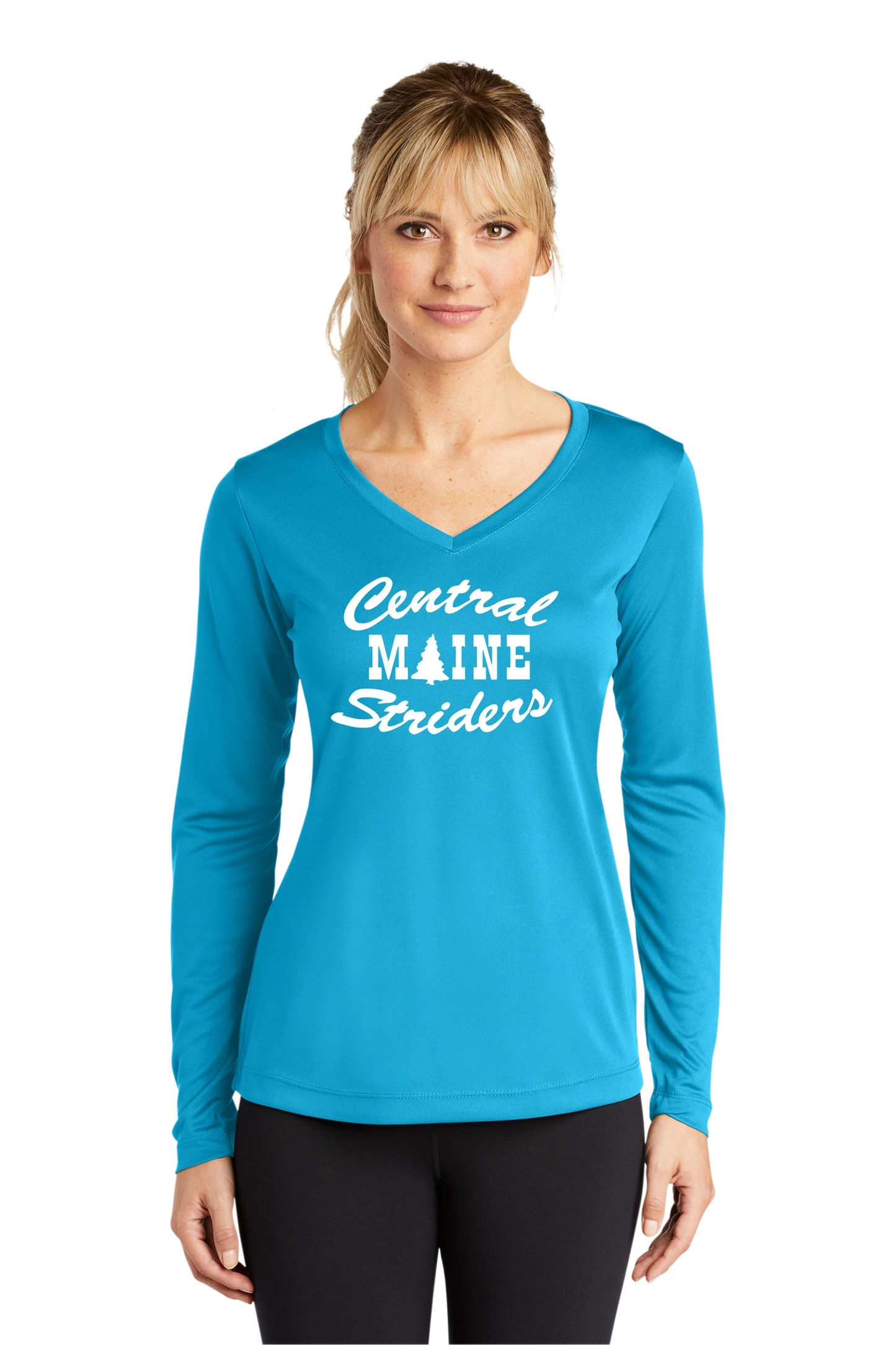 Sport-Tek® Ladies Long Sleeve PosiCharge® Competitor™ V-Neck Tee