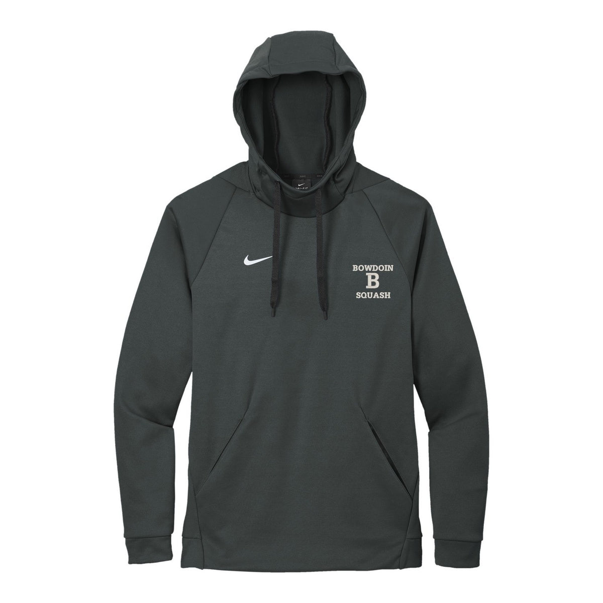 Nike Therma-FIT Pullover Fleece Hoodie - Team Anthracite