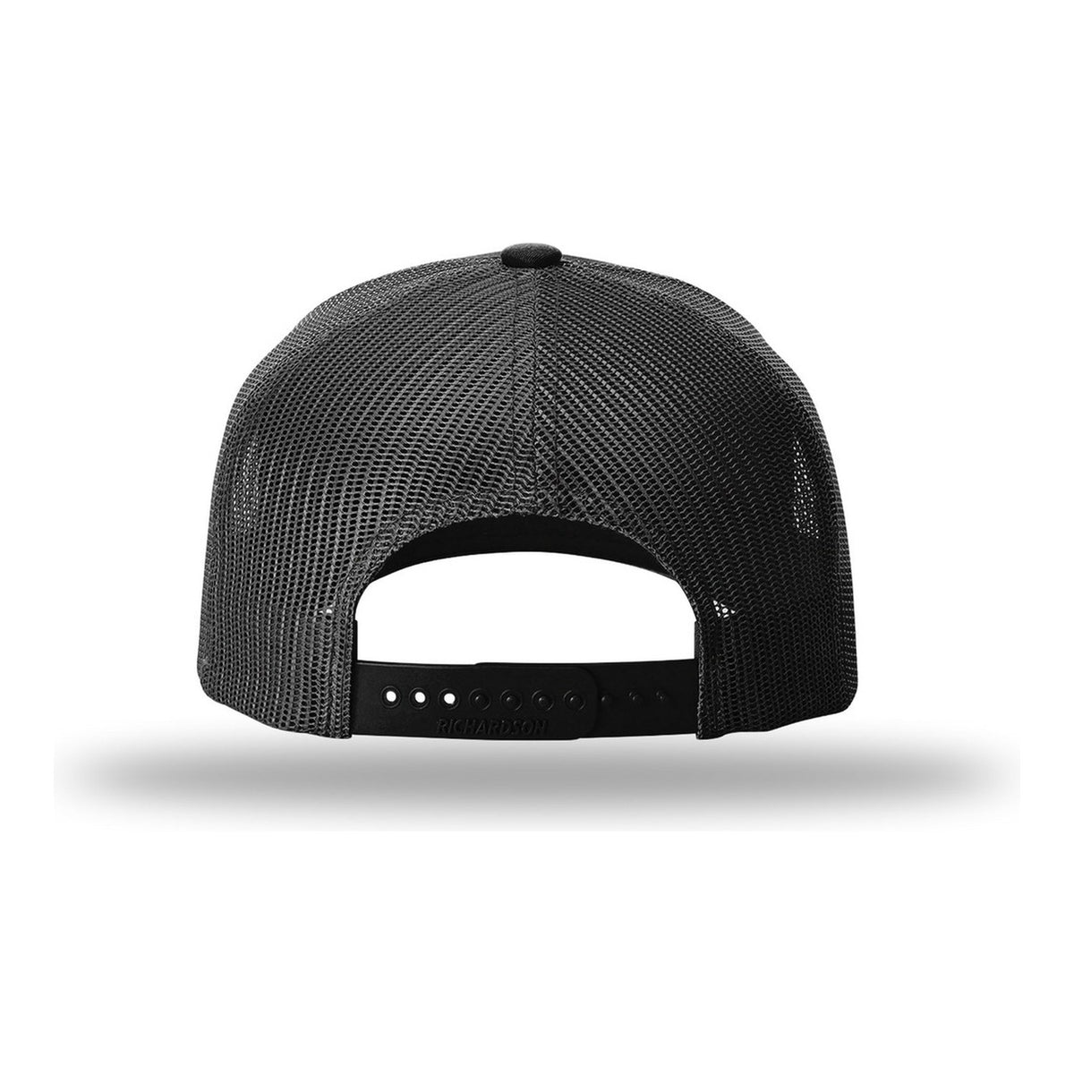 Five-Panel Rope Cap - Black/ White (back)