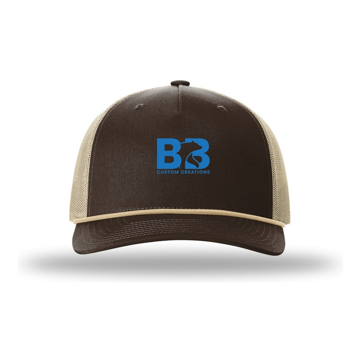 Five-Panel Rope Cap - Brown/ Khaki/ Khaki