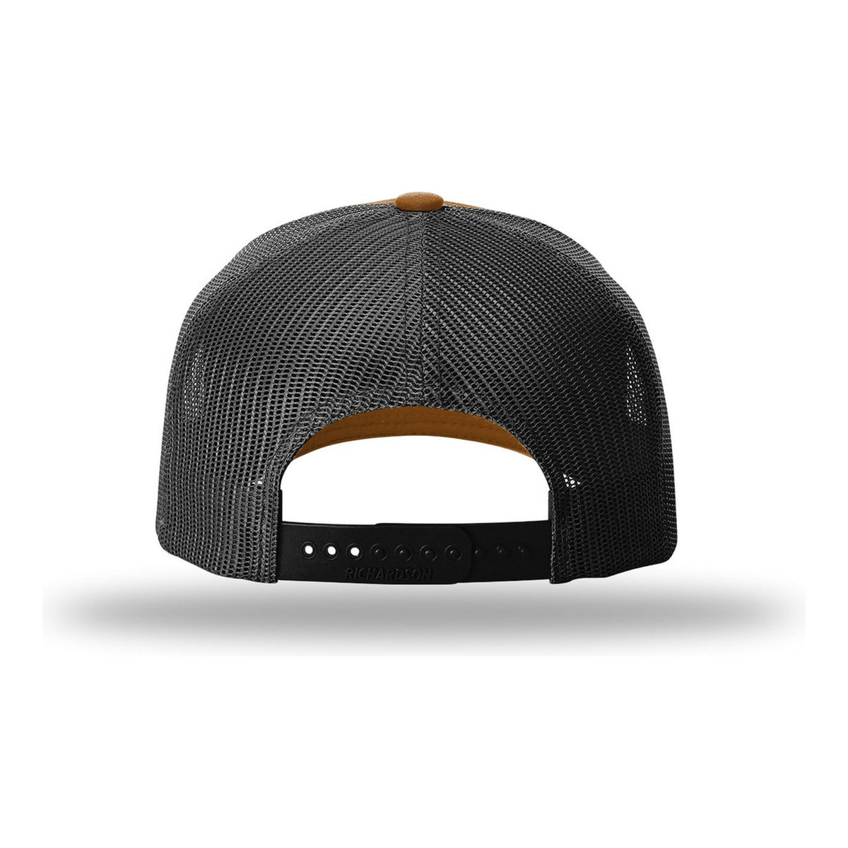Five-Panel Rope Cap - Caramel/ Black/ Black (back)