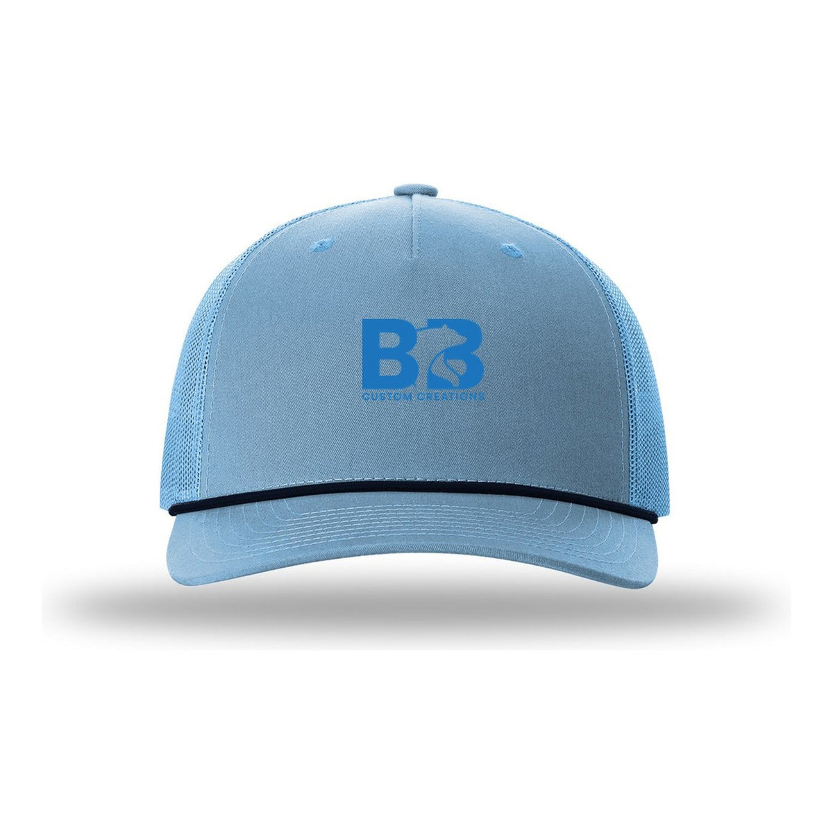 Five-Panel Rope Cap - Columbia Blue/ Navy