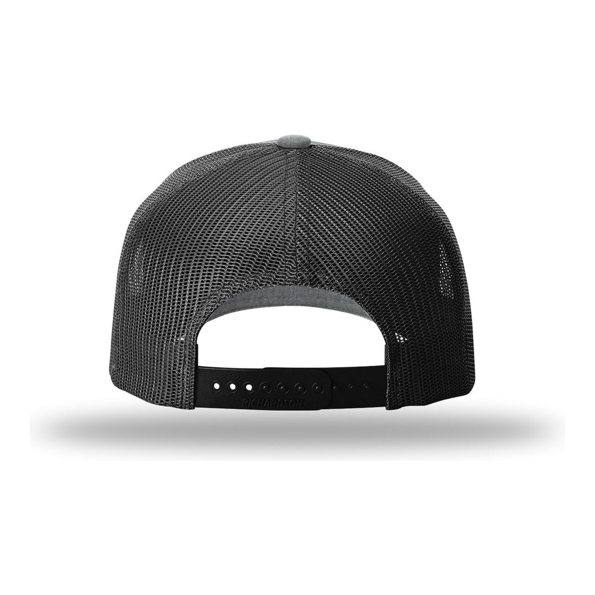 Five-Panel Rope Cap - Heather Grey/ Black/ Black (back)