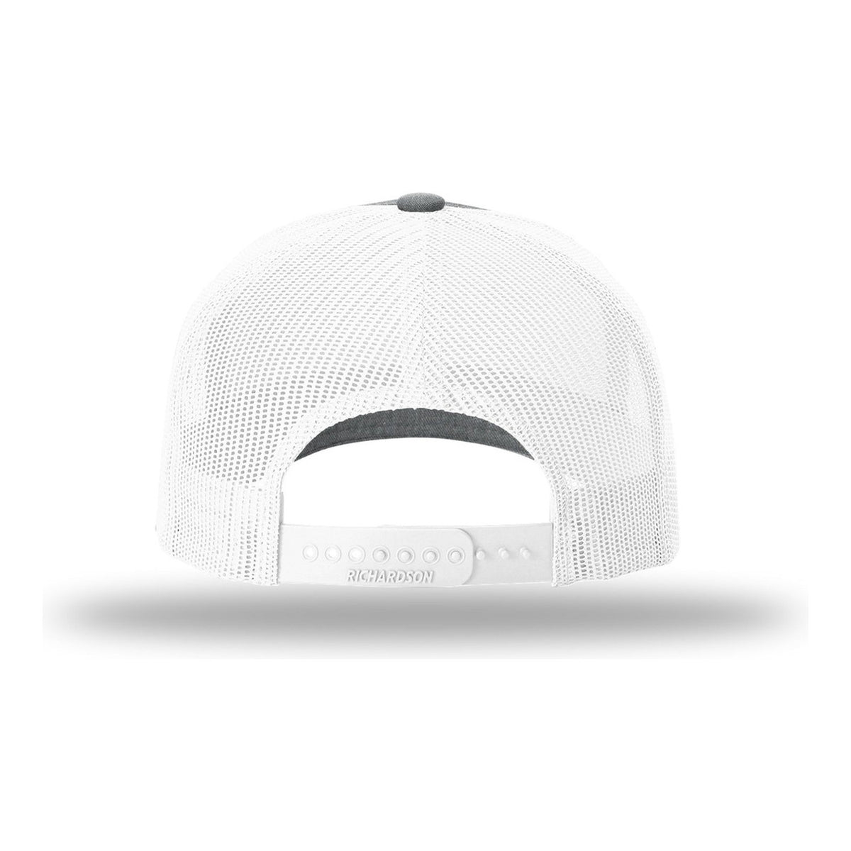 Five-Panel Rope Cap - Heather Grey/ White/ White (back)