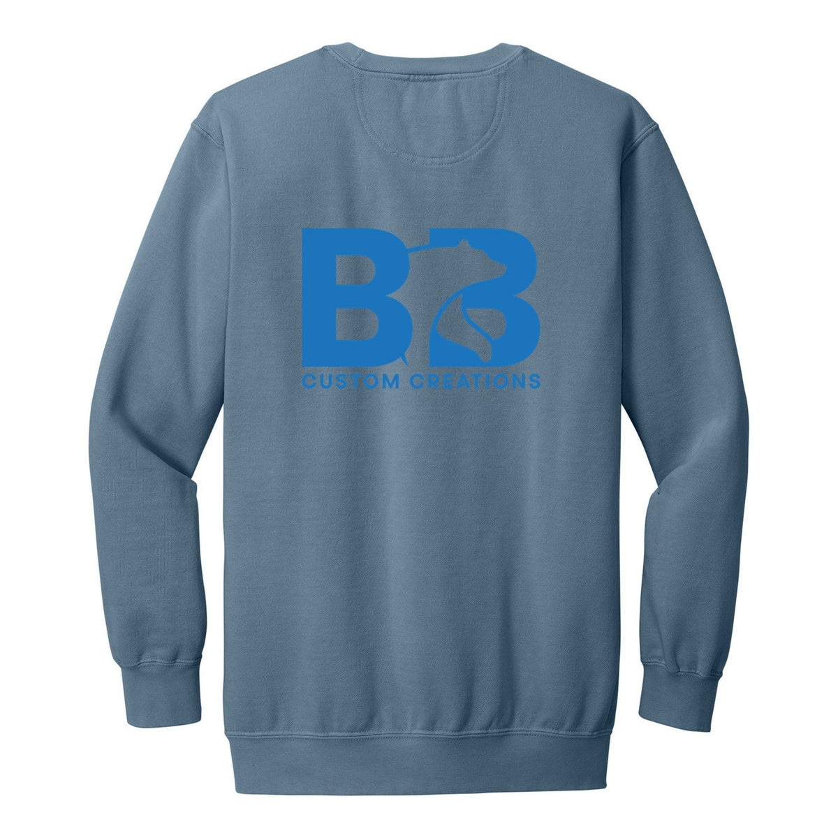 Heavy Weight Crewneck - Blue Jean (back)