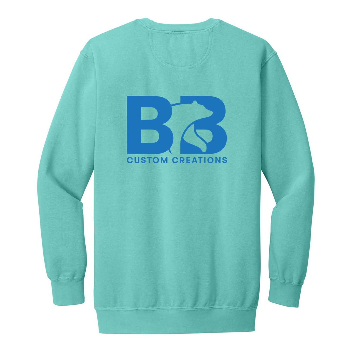 Heavy Weight Crewneck - Chalky Mint (back)