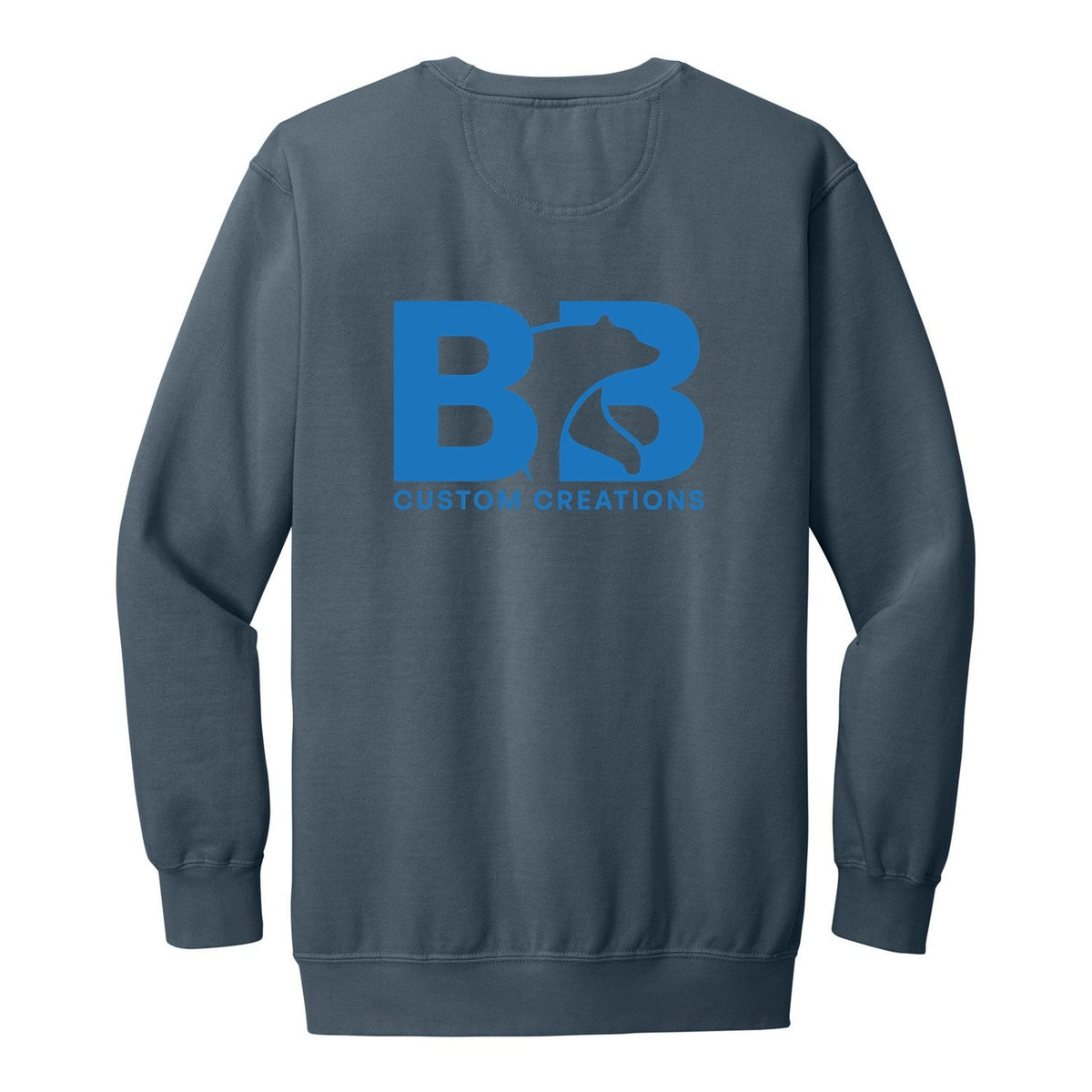 Heavy Weight Crewneck - Denim (back)