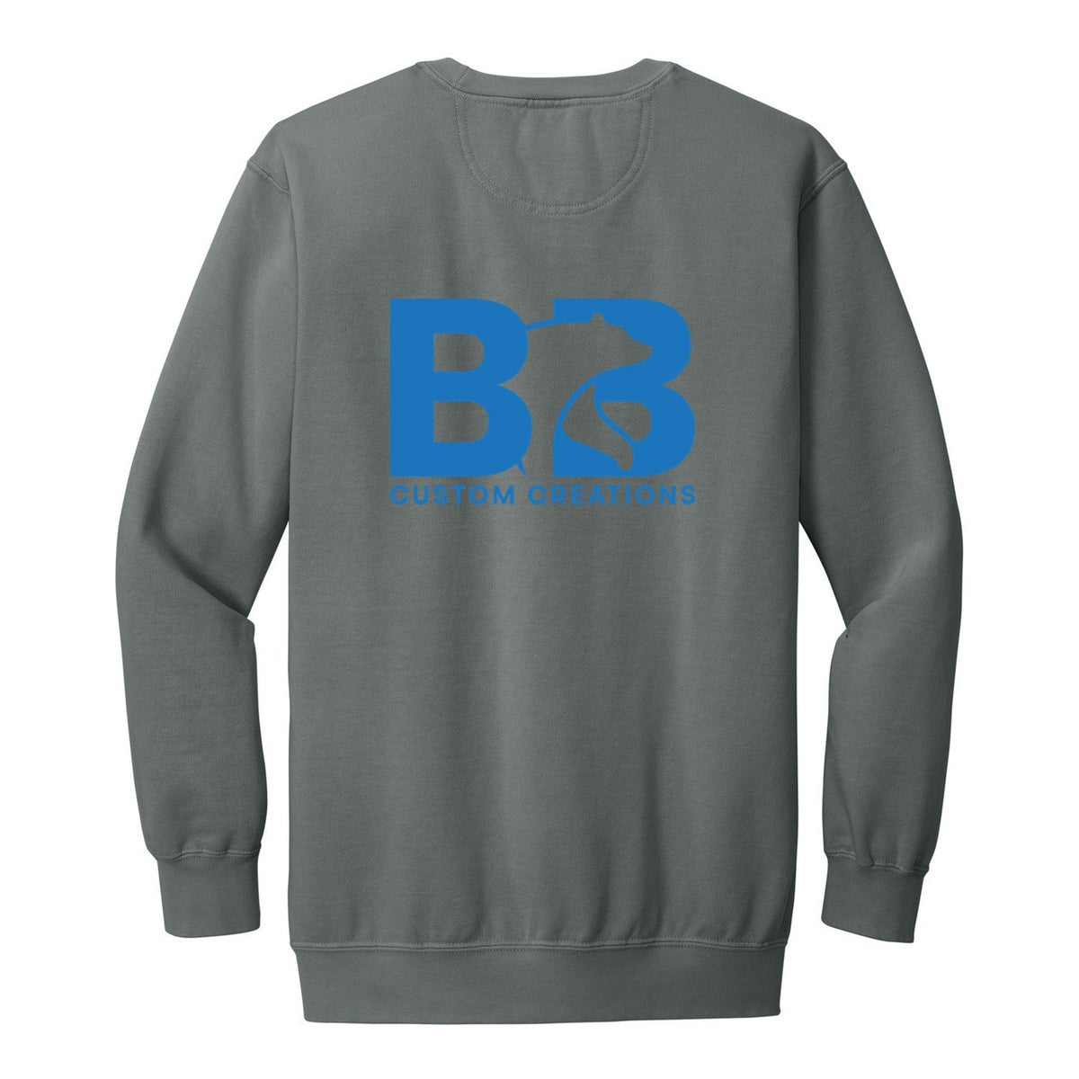 Heavy Weight Crewneck - Grey (back)
