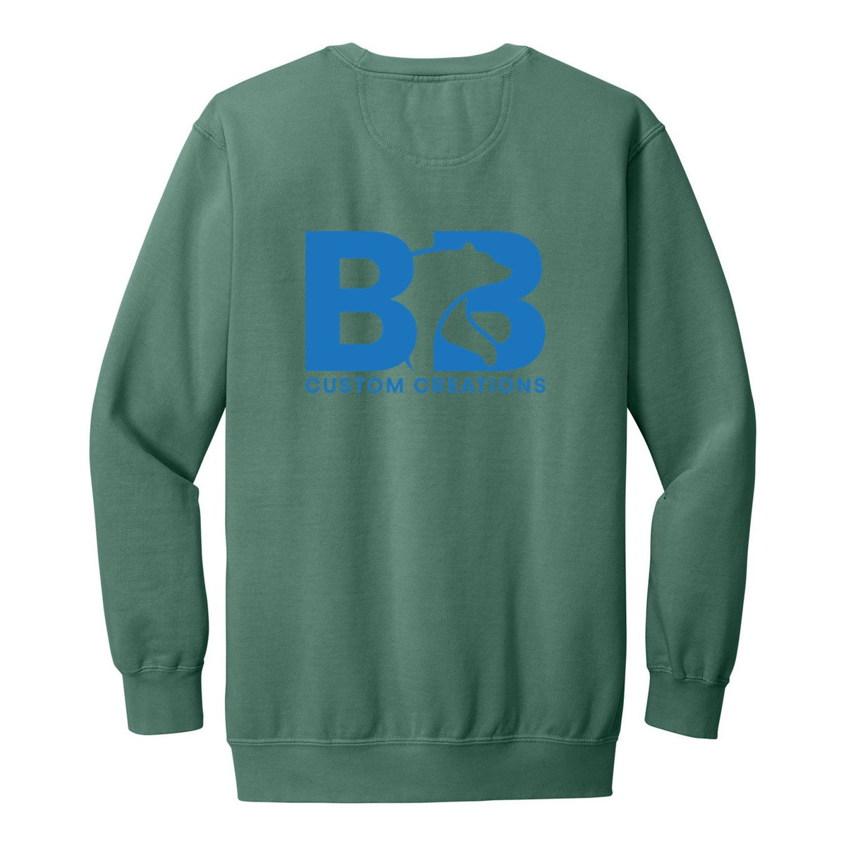 Heavy Weight Crewneck - Light Green (back)