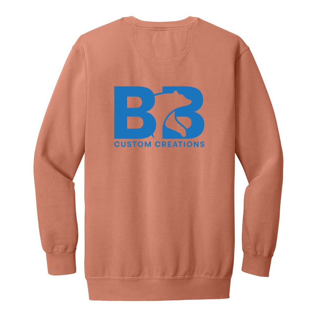 Heavy Weight Crewneck - Terracotta (back)
