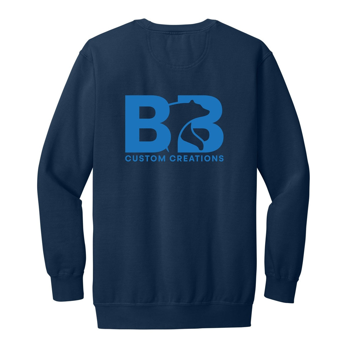 Heavy Weight Crewneck - True Navy (back)