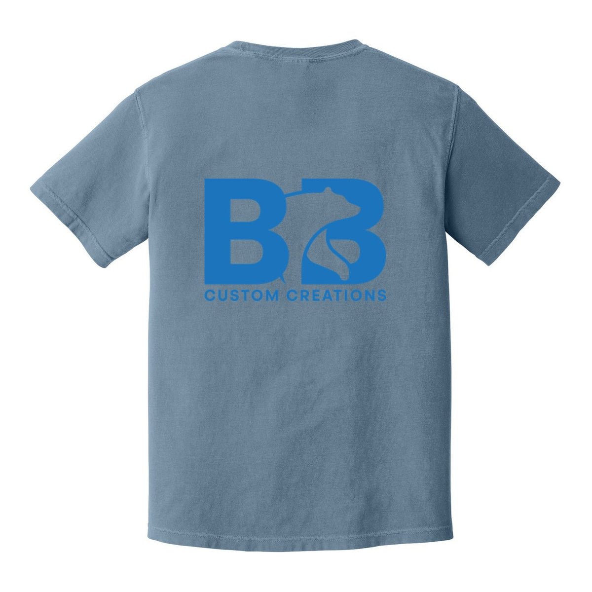 Heavy Weight T - Blue Jean (back)