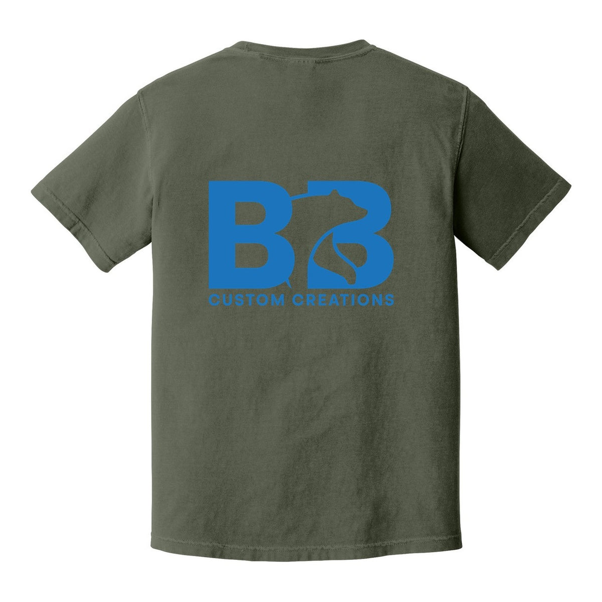 Heavy Weight T - Moss (back)
