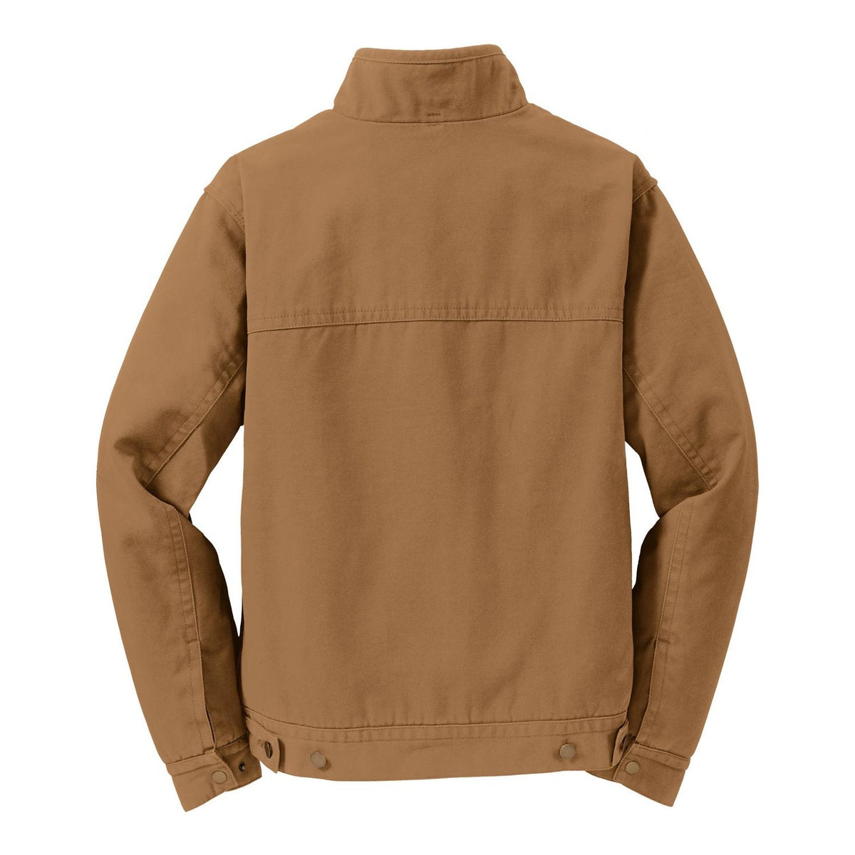 Washed Duck Flannel-Lined Jacket - Duck Brown (back)