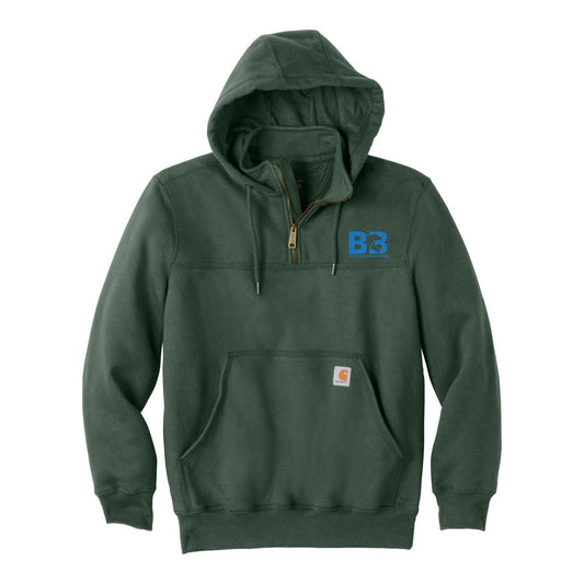 Rain Defender Paxton 1/4-Zip Hoodie - Forestry Green
