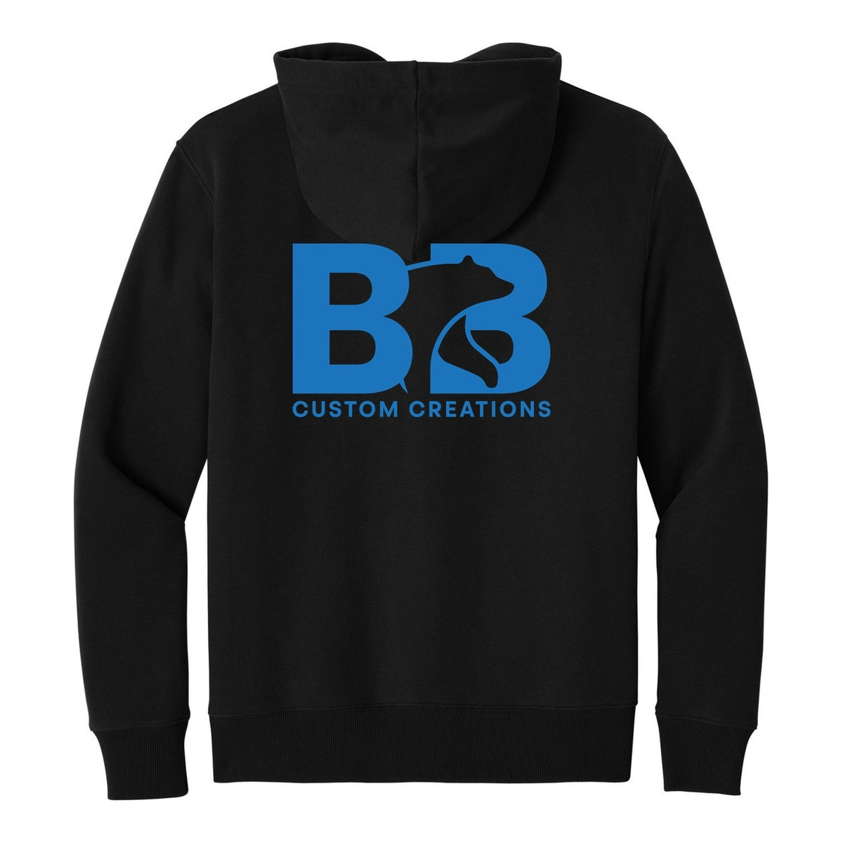 V.I.T. Super Heavyweight Fleece Hoodie - Black (back)
