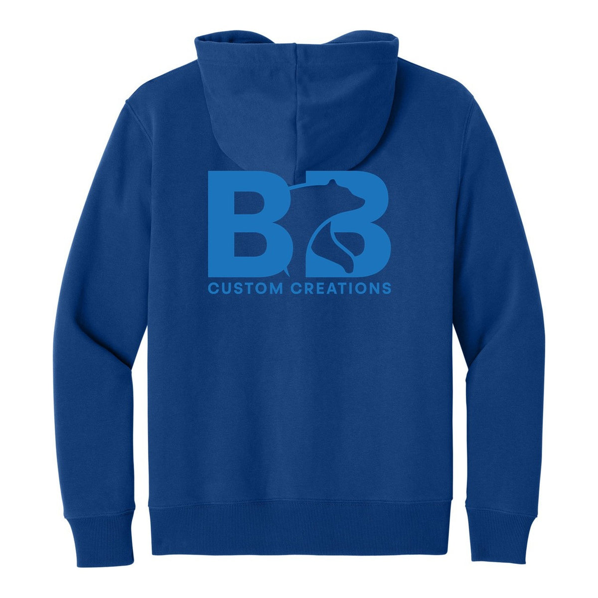 V.I.T. Super Heavyweight Fleece Hoodie - Deep Royal (back)