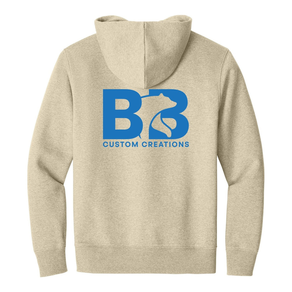 V.I.T. Super Heavyweight Fleece Hoodie - Oatmeal Heather (back)