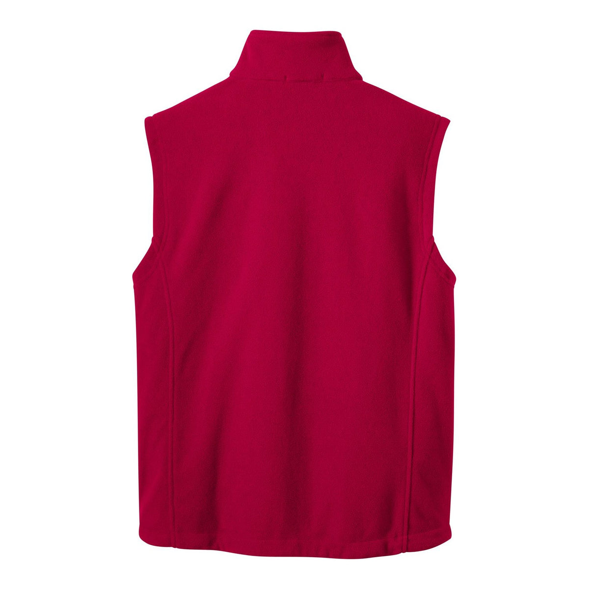 Value Fleece Vest - True Red (back)